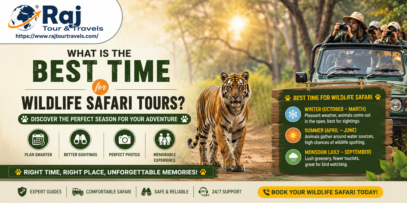 What is the Best Time for Wildlife Safari Tours?