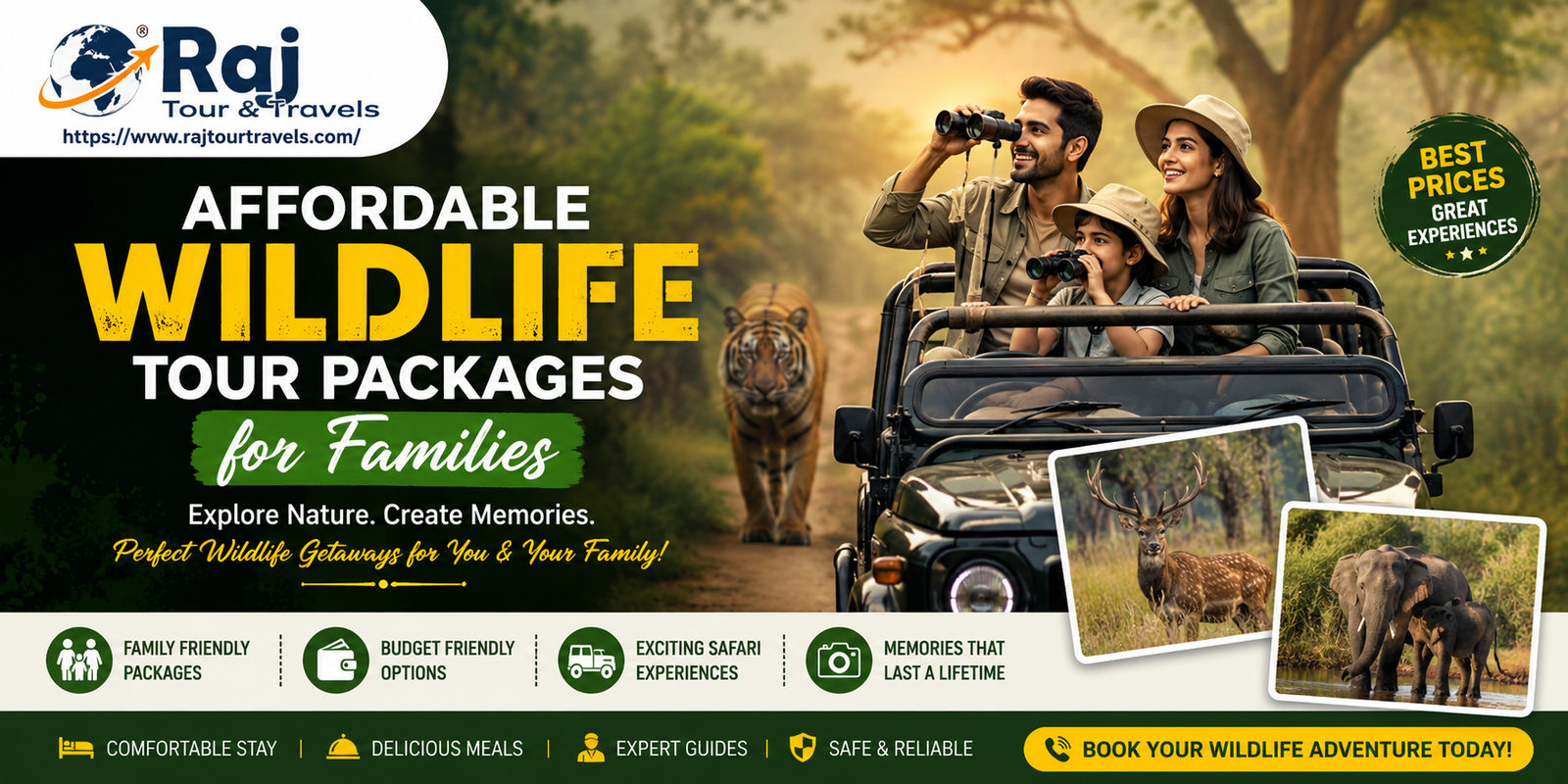 Affordable Wildlife Tour Packages for Families